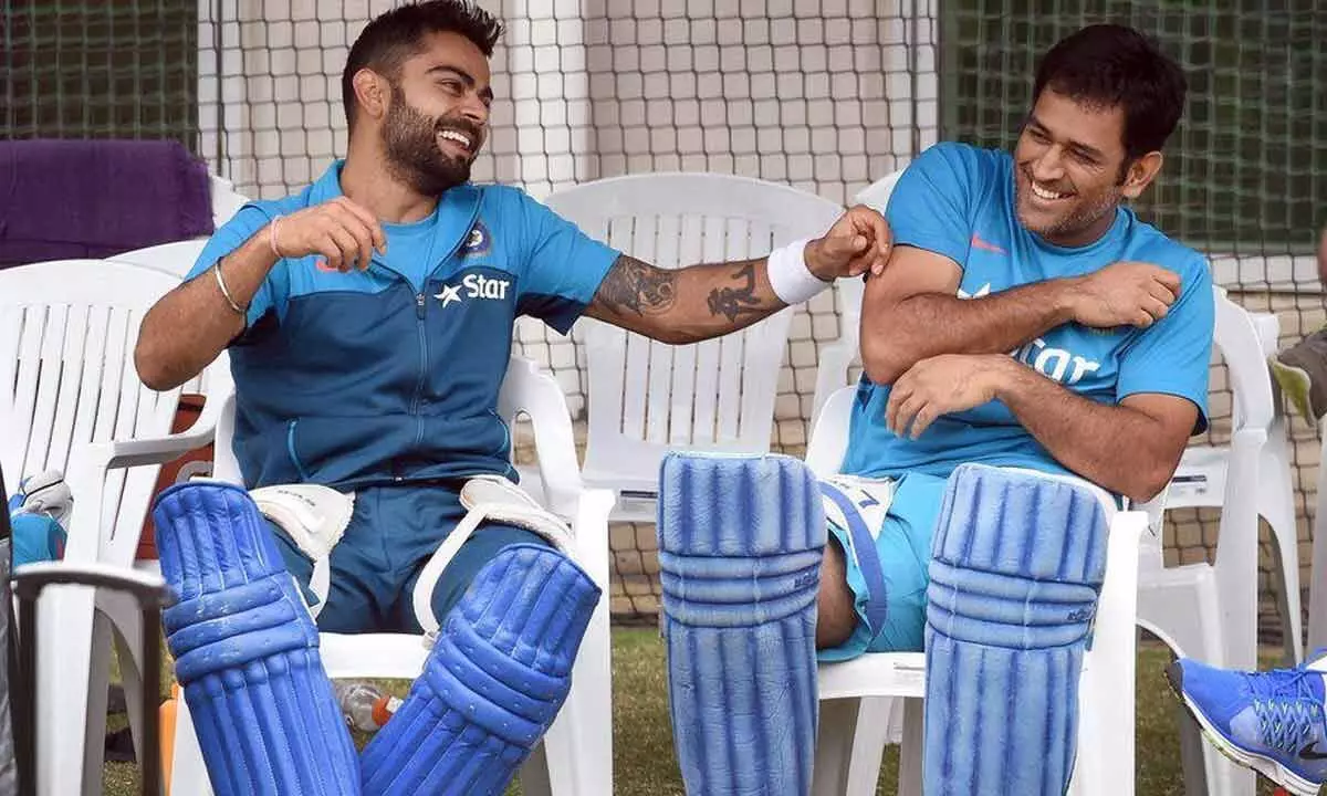 Virat Kohli and MS Dhoni