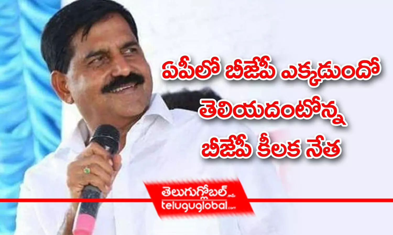 ఏపీలో బీజేపీ ఎక్క‌డుందో తెలియ‌దంటోన్న బీజేపీ కీల‌క నేత‌