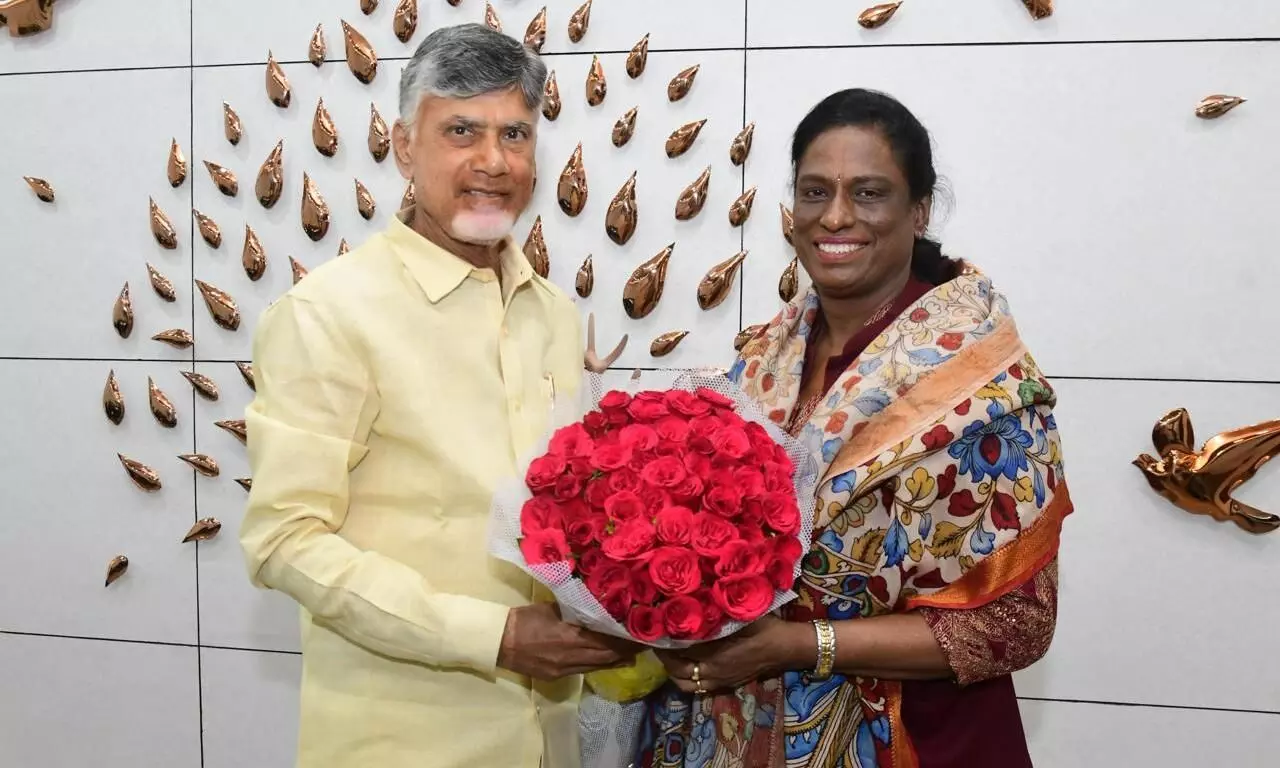 సీఎం చంద్రబాబును కలిసిన ఐఓఏ చీఫ్ పీటీ ఉష