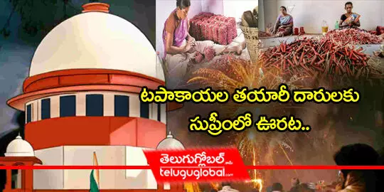 టపాకాయల తయారీదారులకు సుప్రీంలో ఊరట..