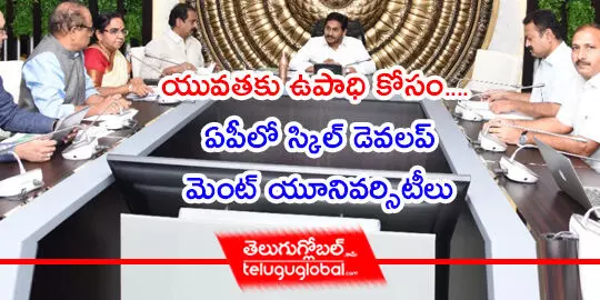 యువతకు ఉపాధి కోసం.... ఏపీలో స్కిల్ డెవలప్ మెంట్ యూనివర్సిటీలు