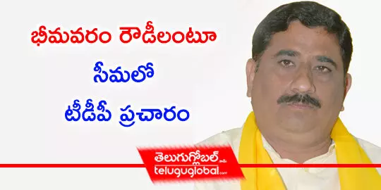 భీమవరం రౌడీలంటూ సీమలో టీడీపీ ప్రచారం