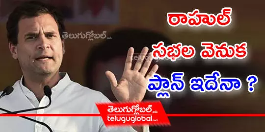 రాహుల్ సభల వెనుక ప్లాన్ ఇదేనా ?