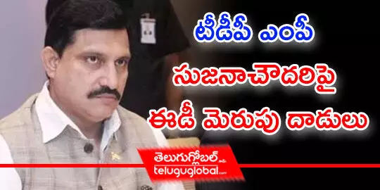 టీడీపీ ఎంపీ సుజనా చౌదరిపై ఈడీ మెరుపు దాడులు