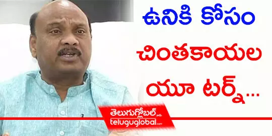 ఉనికి కోసం చింతకాయల యూ టర్న్‌...