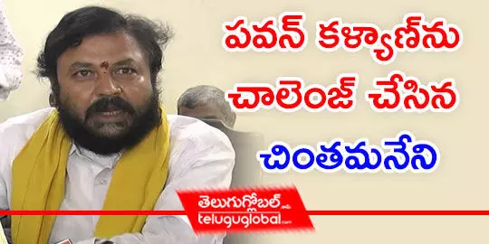 పవన్‌ కళ్యాణ్‌ను చాలెంజ్‌ చేసిన చింతమనేని