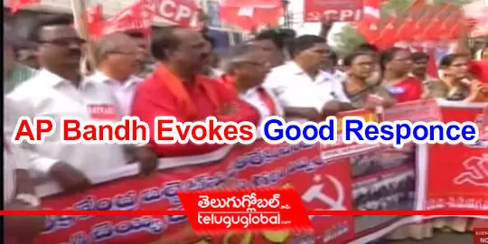 AP Bandh Evokes Good Responce