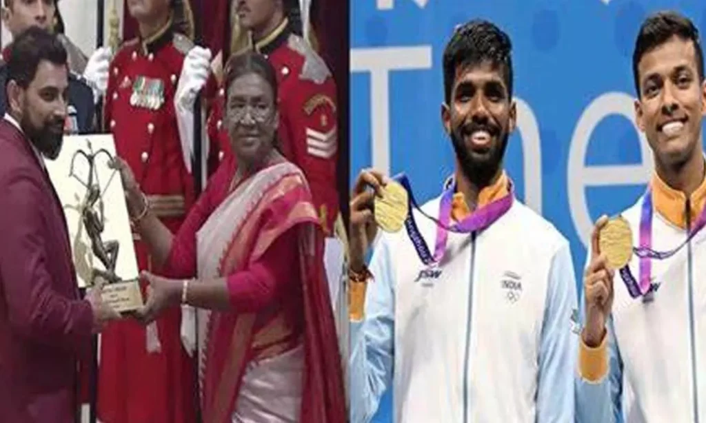 జాతీయ క్రీడాపురస్కారాల ప్రదానం...సాత్విక్ జోడీకి 'ఖేల్ రత్న'