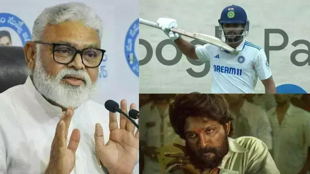 పుష్ప' స్టైల్‌లో నితీశ్ రెడ్డి సంబరం.. అంబ‌టి ట్వీట్ వైరల్