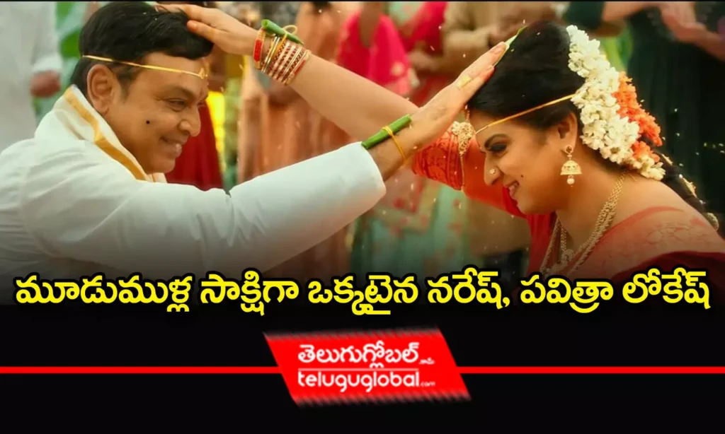 Naresh - Pavitra Lokesh Wedding: మూడుముళ్ల సాక్షిగా ఒక్క‌టైన న‌రేష్‌