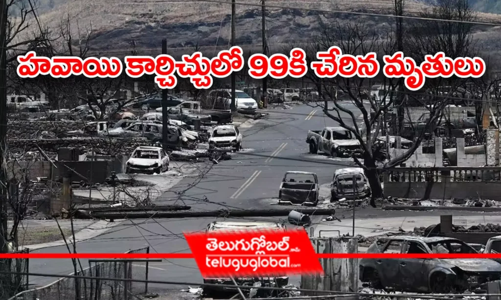 హవాయి కార్చిచ్చులో 99కి చేరిన మృతులు