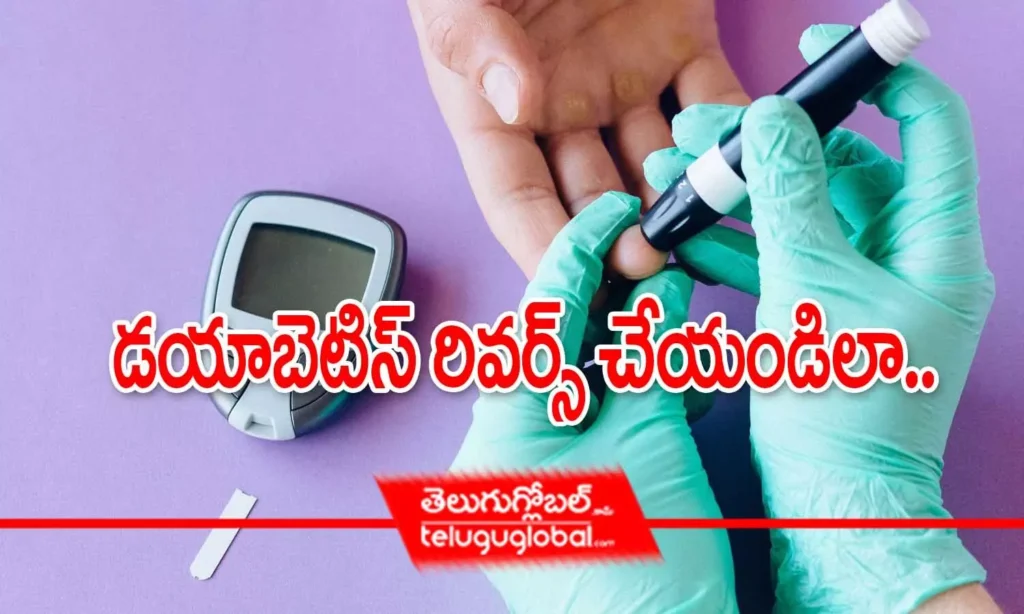 డయాబెటిస్ రివర్స్ చేయండిలా..